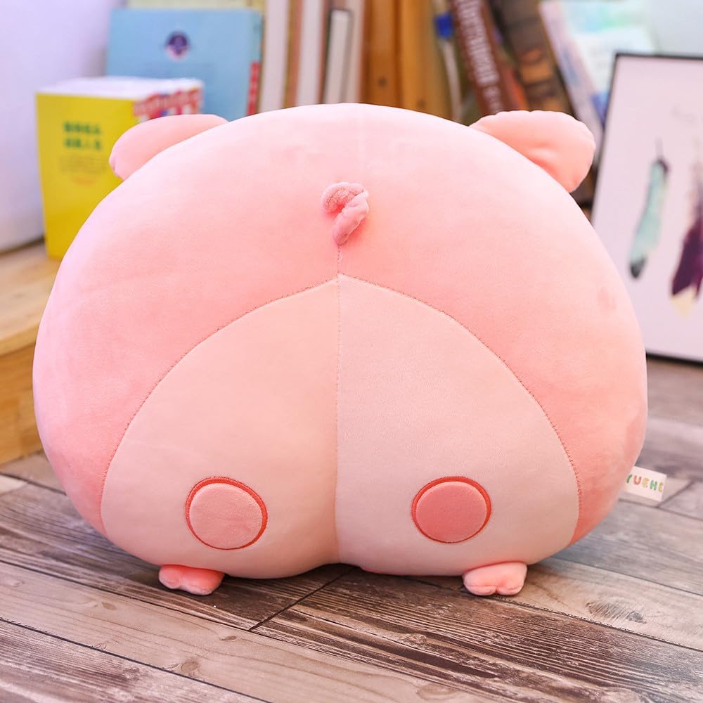 Bonita y divertida almohada de peluche de 16 pulgadas con forma de trasero, súper suave, adecuada para decoración de muebles, cama, sofá, silla,