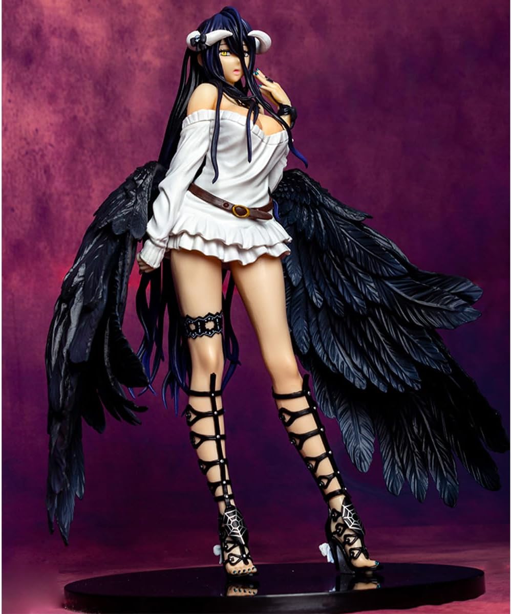 Albedo Figura 16 Overlord Anime Modelo de 11 pulgadas Niña Figuras de acción de PVC