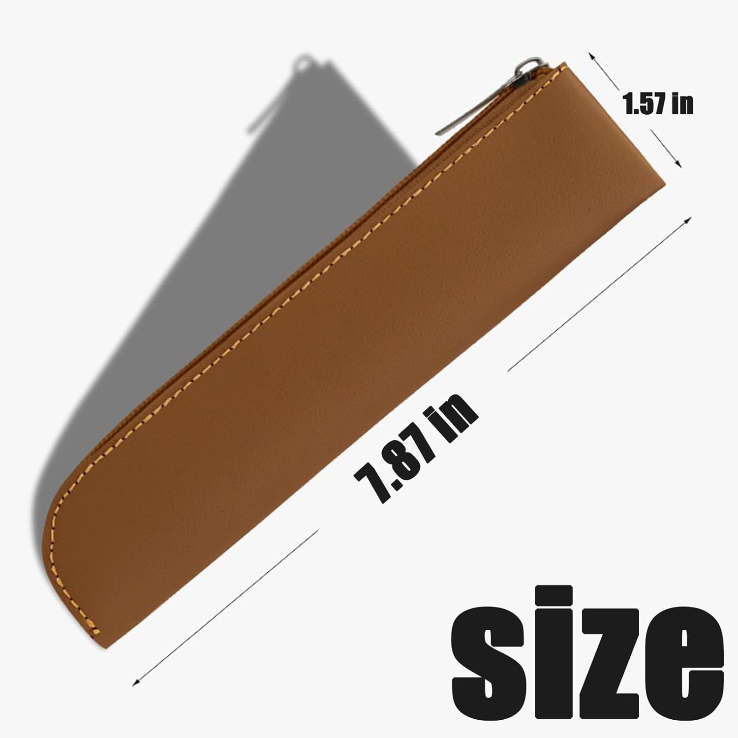 Estuche para lápices, estuche de maquillaje cosmético, bolsa de papelería, estuche de piel sintética, bolsa pequeña para lápices, bolsa de papelería