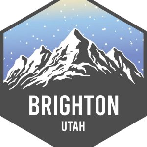 Brighton Utah – Imán para nevera de 3.9in, diseño de montaña Brighton Utah – Imán para nevera de 3.9in, diseño de montaña