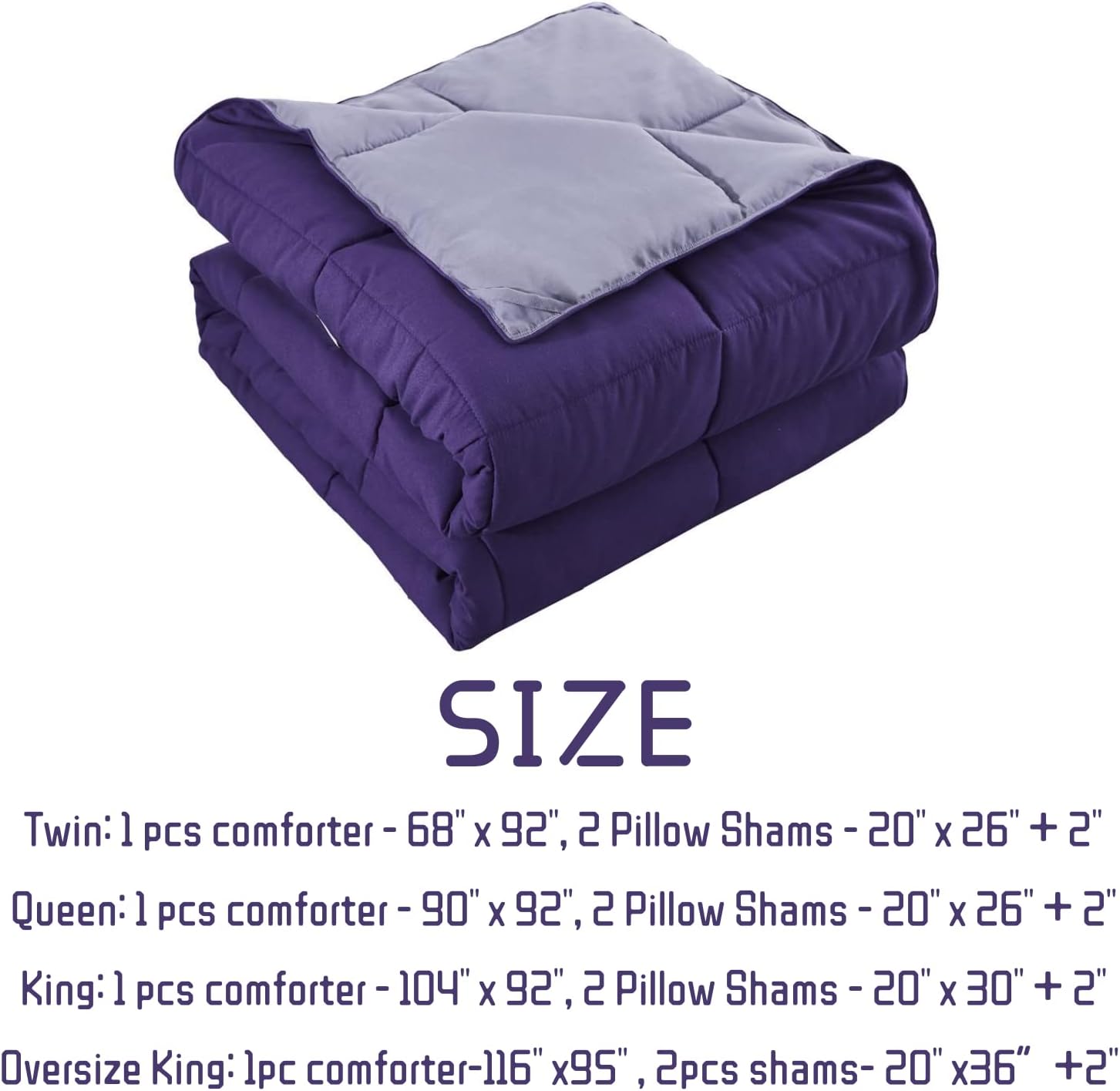 HUAJIE HJ – Juego de edredón de 3 piezas para todas las estaciones, suave, cómodo, alternativo, reversible, acolchado, de gran tamaño, para