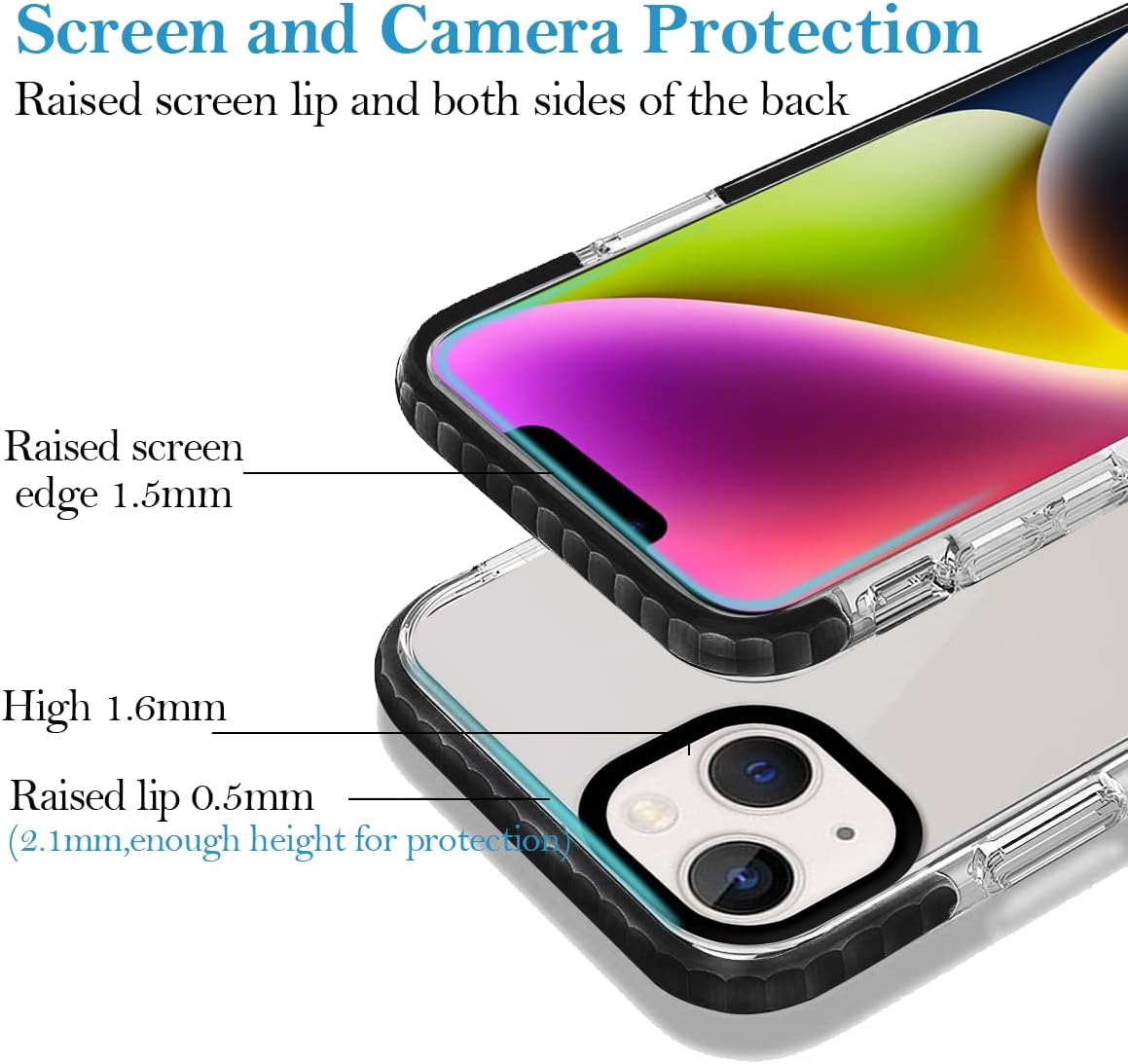 Funda de teléfono personalizada para iPhone 15, diseño de collage de múltiples imágenes, resistente a los golpes, funda protectora de TPU suave,