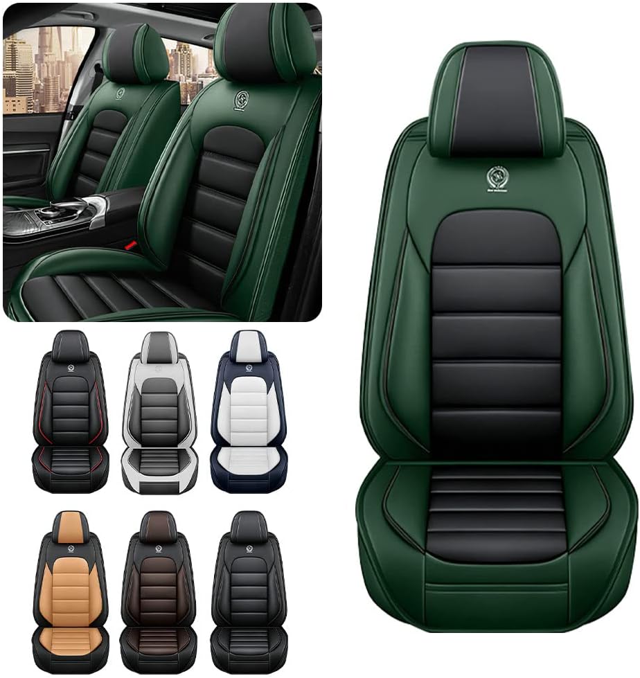 Fundas de asiento de automóvil para kia NIRO 2017-2025, impermeables, suaves, transpirables, de piel sintética, con bolsillos de almacenamiento