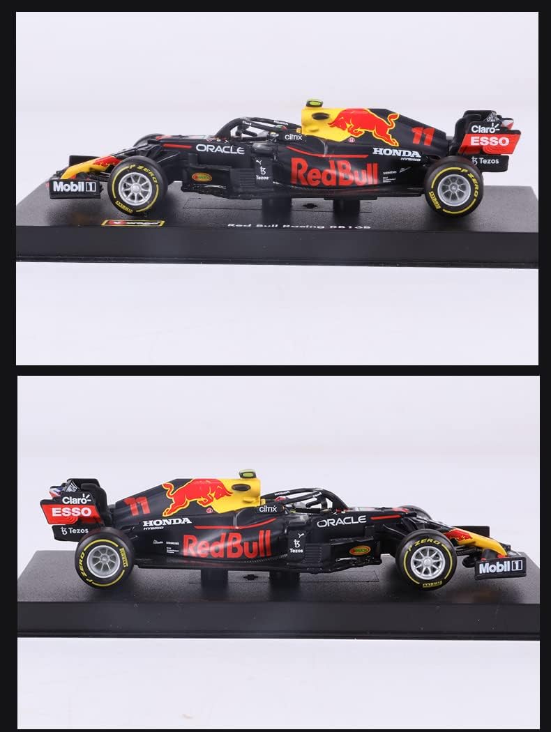143 F1 RB16B Red Bull Racing Car 2021 NO.33 y 11 Aleación Vehículo de lujo fundido a presión Coches Modelo Colección de juguetes por Bburago 38056