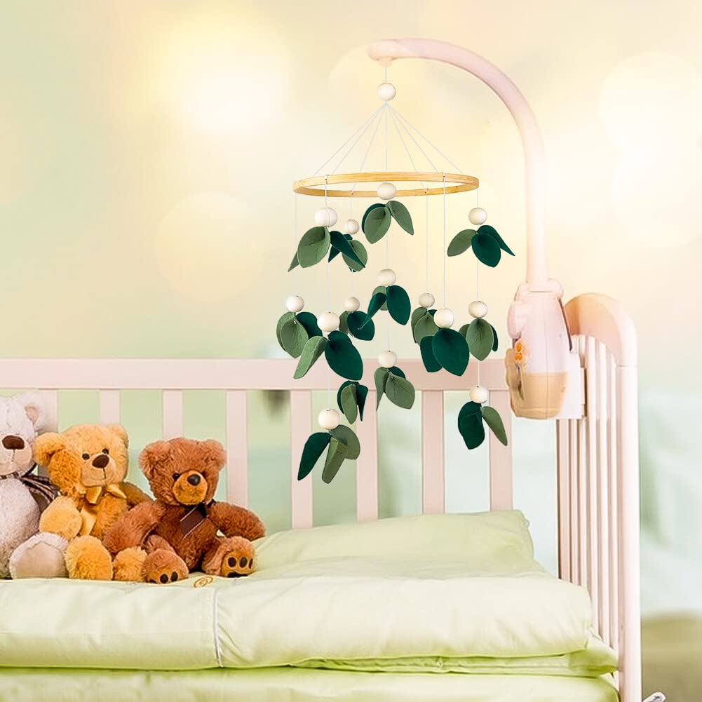Móvil para bebé, campana de cama con bola de fieltro, para guardería, móvil, colgante de bebé, juguete para cuna, móvil para niñas, niños,