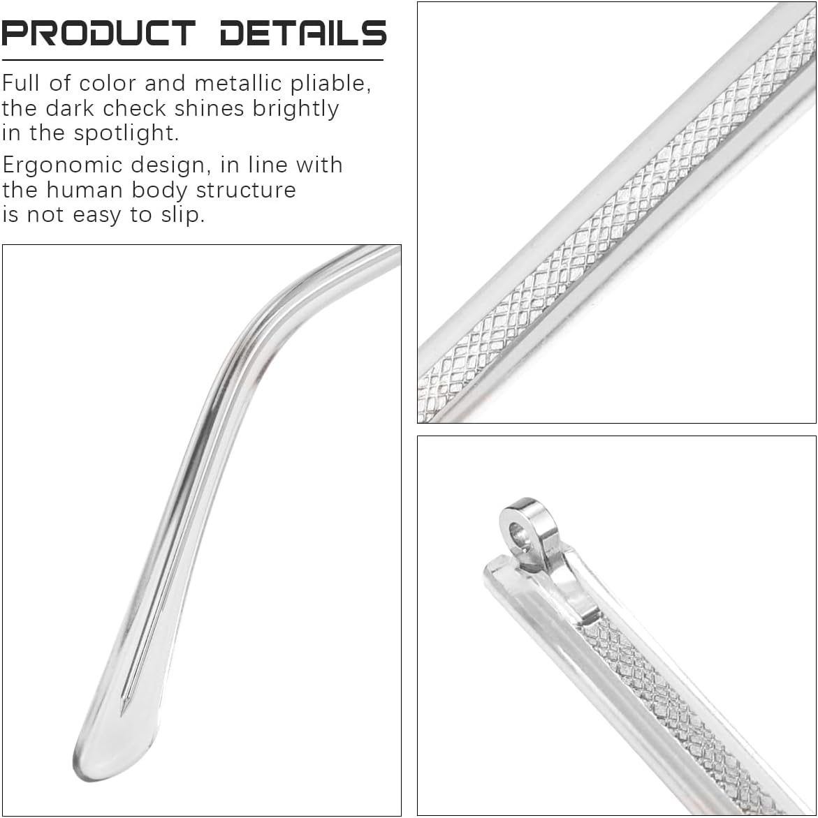 1 par de brazos de repuesto de lentes de metal y multifuncionales 3 en 1 destornillador, herramientas de reparación de gafas, accesorios de repuesto