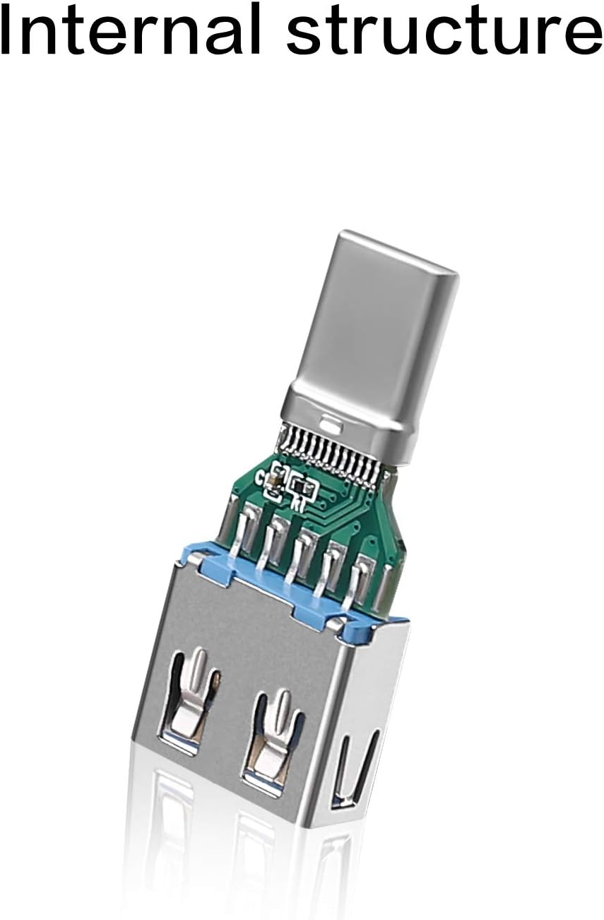 MOSISO Paquete de 2 adaptadores USB C a USB, conector USB tipo C a USB, convertidor Thunderbolt 3 a USB 3.0 OTG compatible con MacBook Pro