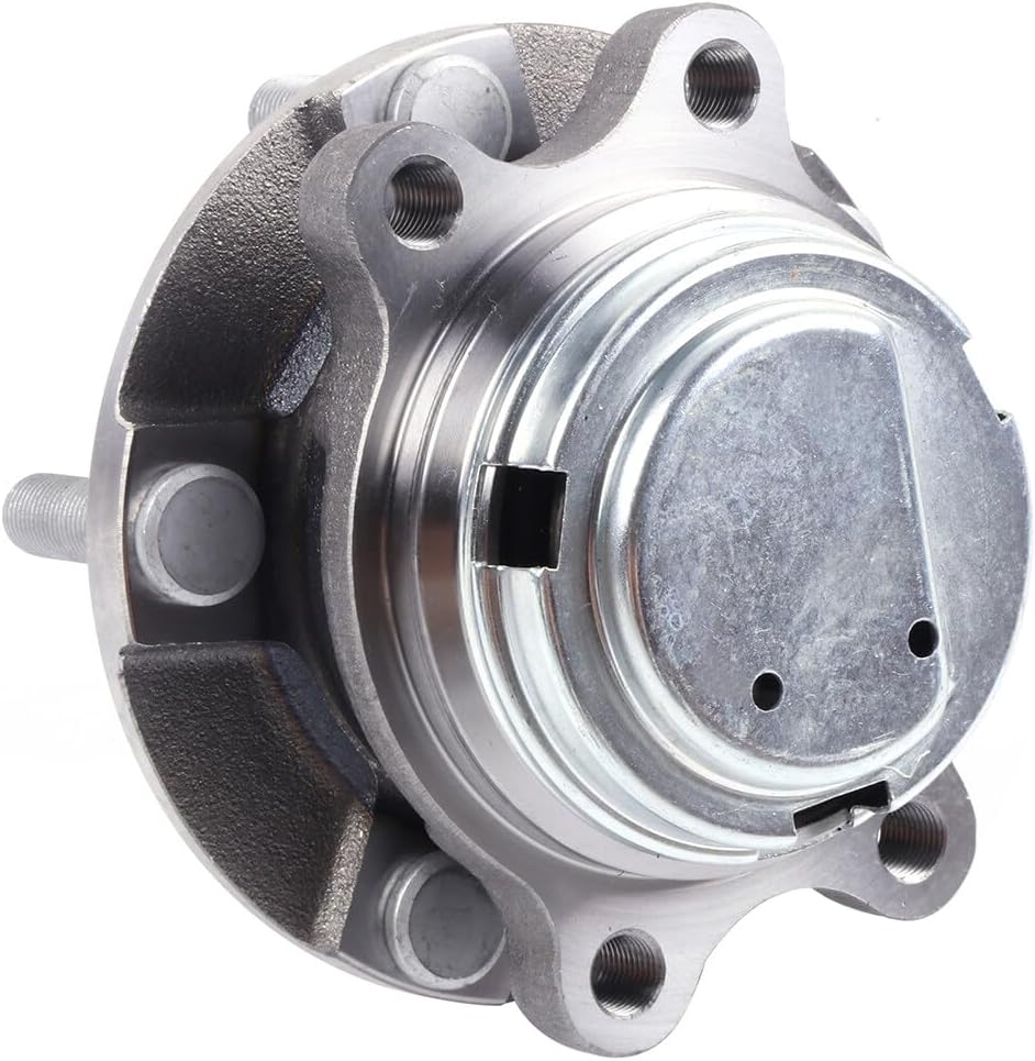 SCITOO 4 unidades de cojinete de rueda delantera y trasera 513334 512379 para Nissan 370Z 2009-2013 WABS 5 lengüetas