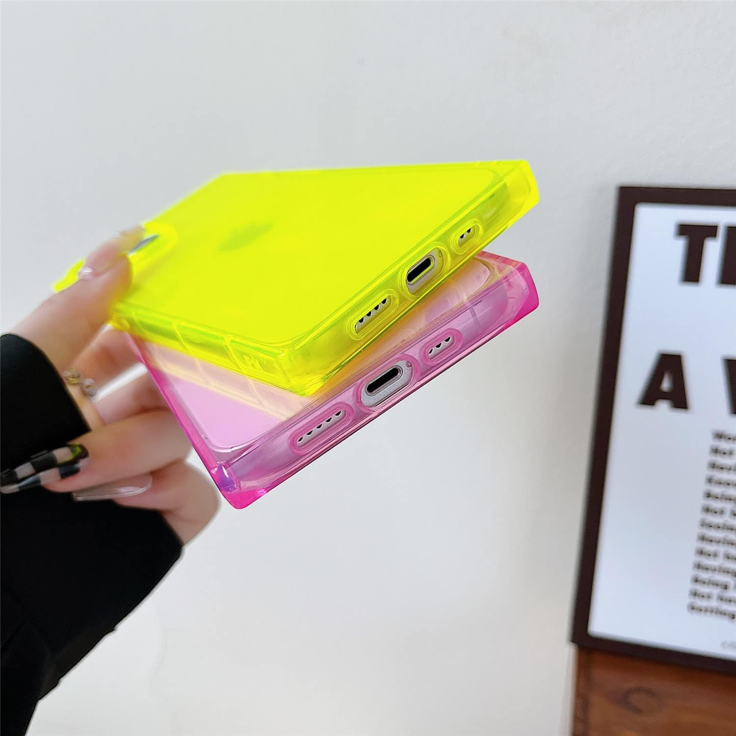 Cocomii Funda cuadrada para iPhone 13 Pro, protector de cámara cuadrado transparente, delgada, ligera, brillante, transparente HD, transparente,