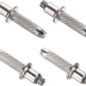 PATIKIL Accesorios de punta de bastón de trekking de 0.394 in, 4 protectores de varilla de aleación de aluminio para bastón de caminar, senderismo, PATIKIL Accesorios de punta de bastón de trekking de 0.394 in, 4 protectores de varilla de aleación de aluminio para bastón de caminar, senderismo,