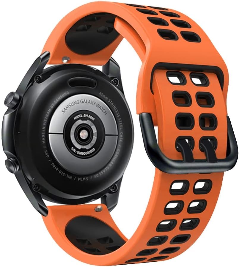 VBWVA Correa de silicona para Huawei Watch GT 3 1.811 in correas GT2 GT3 GT Runner 1.811 in pulsera compatible con la mayoría de correas de reloj de