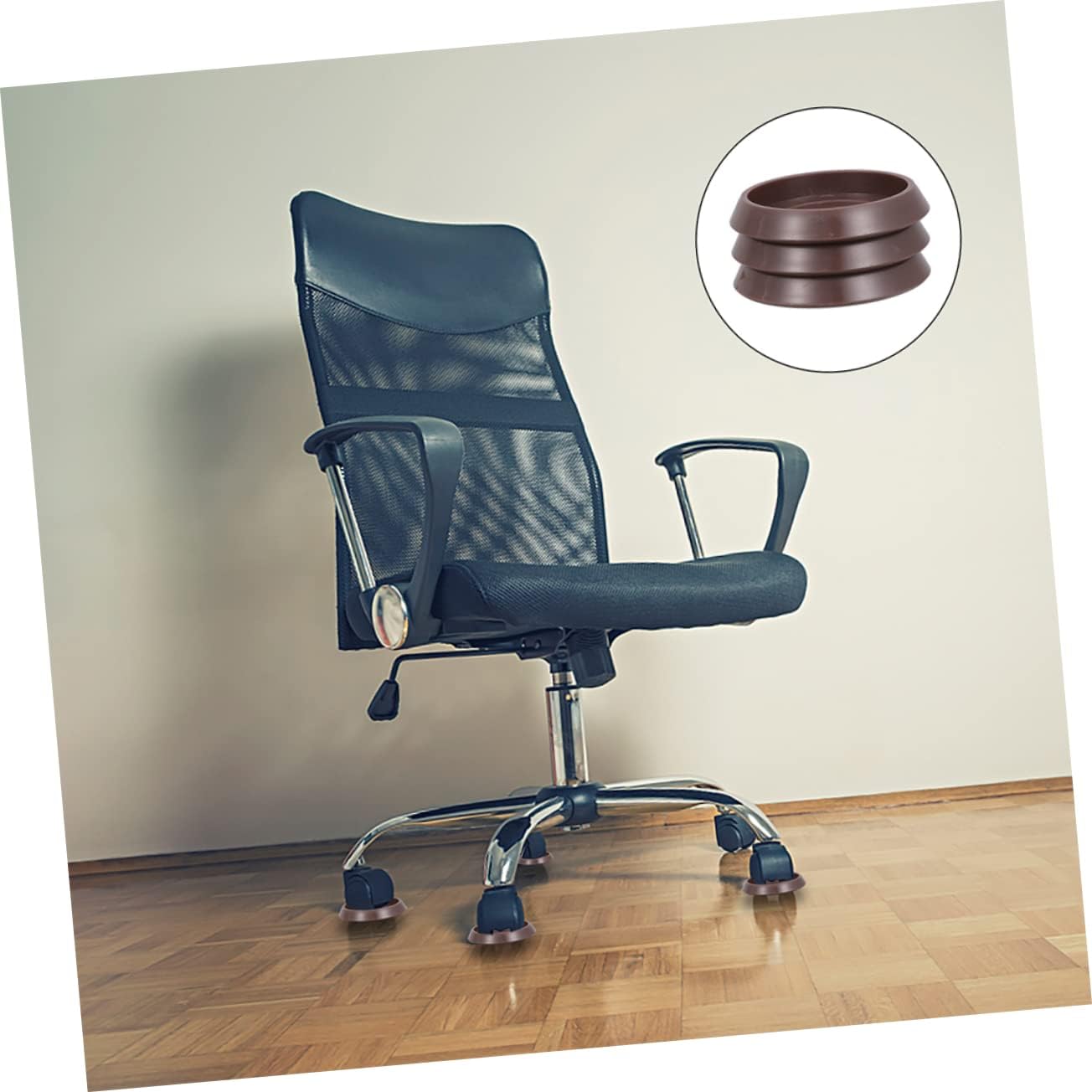 DOITOOL 24 piezas deslizantes deslizantes de copas, protectores de goma, posavasos para ruedas, muebles, sofás, elevadores, tapones, almohadillas de