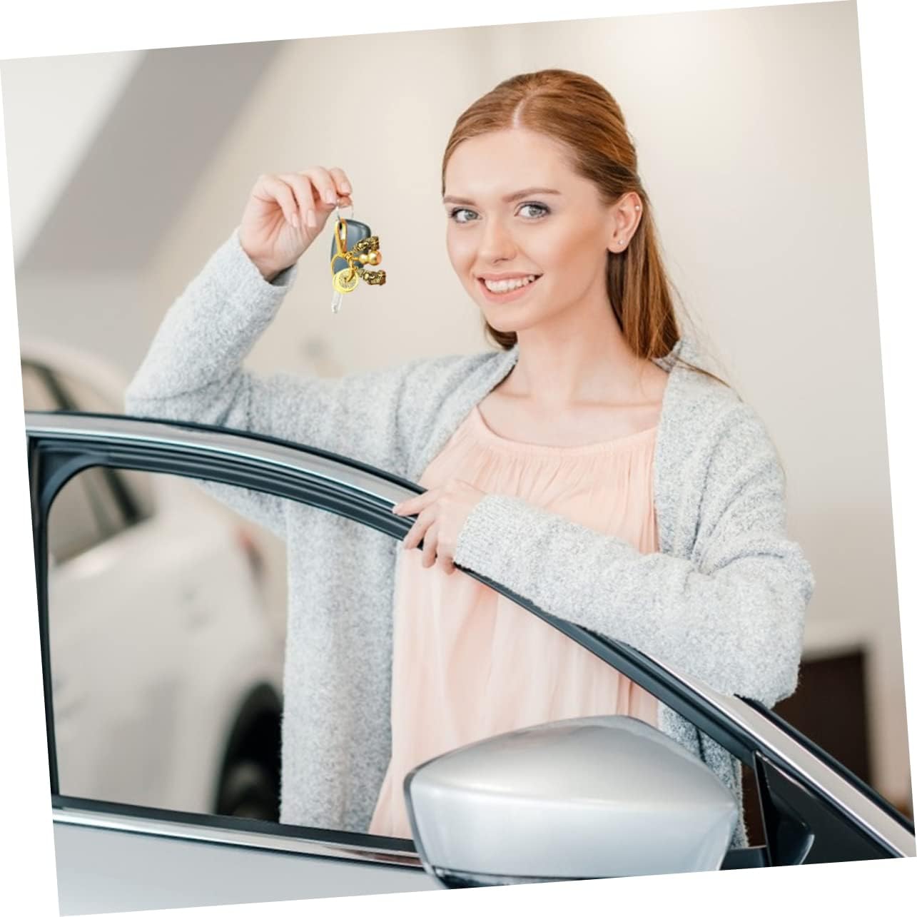 BESTOYARD Pi Yao Ornamento 2 juegos llavero pi yao llavero wu 2023 wu salud amuleto llavero para mochilas, adorno de coche, llavero de latón llave
