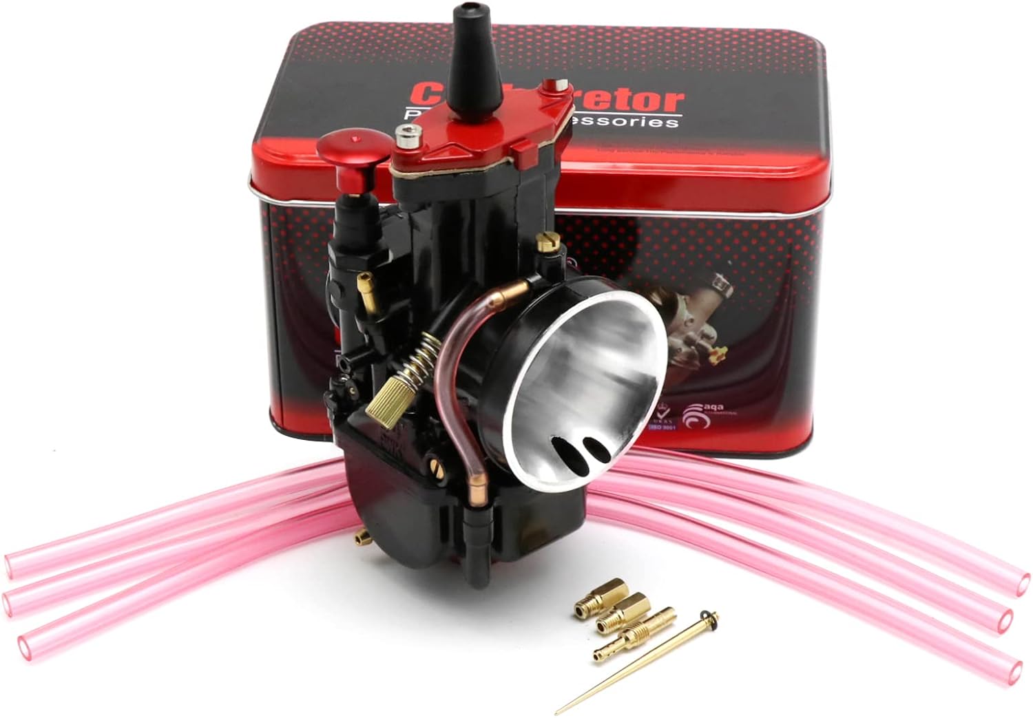 PWK – Carburador de carreras de 1.181 in universal para motor de 100 cc a 160 cc 2T 4T motos scooters Dirt Bike Motocross ATV Quad Off Road (1.181