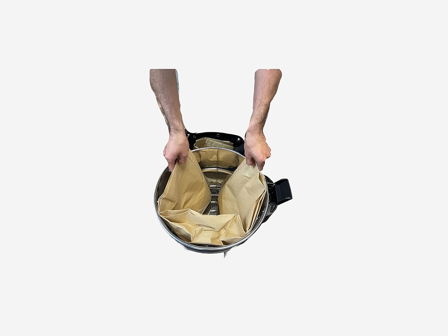 Paquete de 5 bolsas de repuesto para aspiradora de 6 a 10 galones compatibles con aspiradora húmedaseca DXVA19-4101