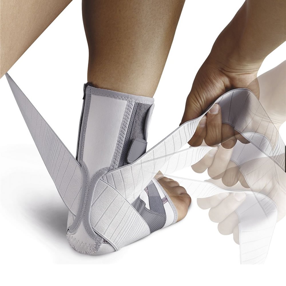 Push Tobillera Med – Ajustable, soporte de Aquiles, cómodo, rehabilitación, bloqueo de talón, seguro para su uso 4 derecho