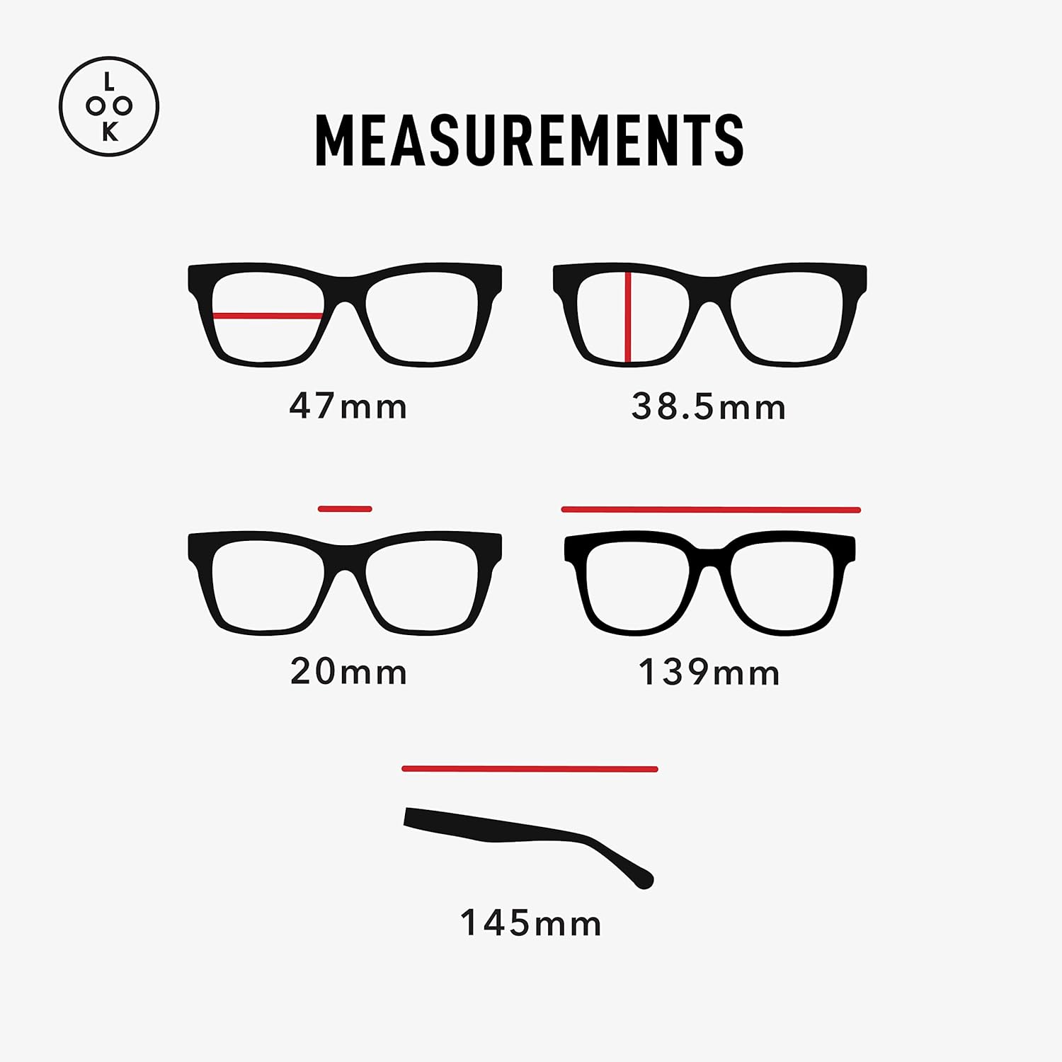 LOOK OPTIC Cosmo Reader – Gafas de lectura unisex con estilo, calidad de prescripción (aumento completo, no progresivos)