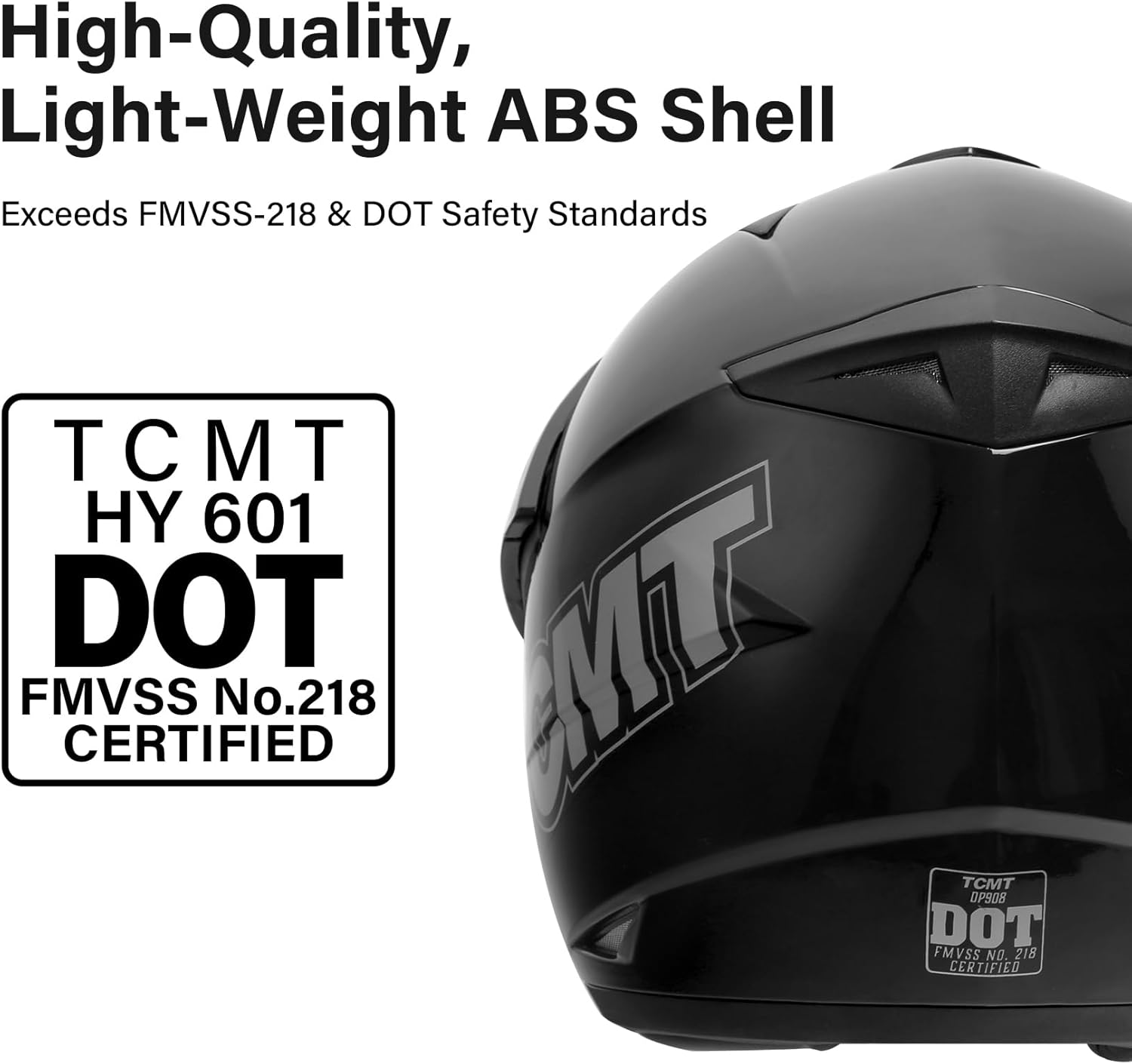 TCMT – Casco MX de cara completa para motocicleta, motocross, ATV, bicicleta de montaña, para hombres y mujeres, aprobado por DOT