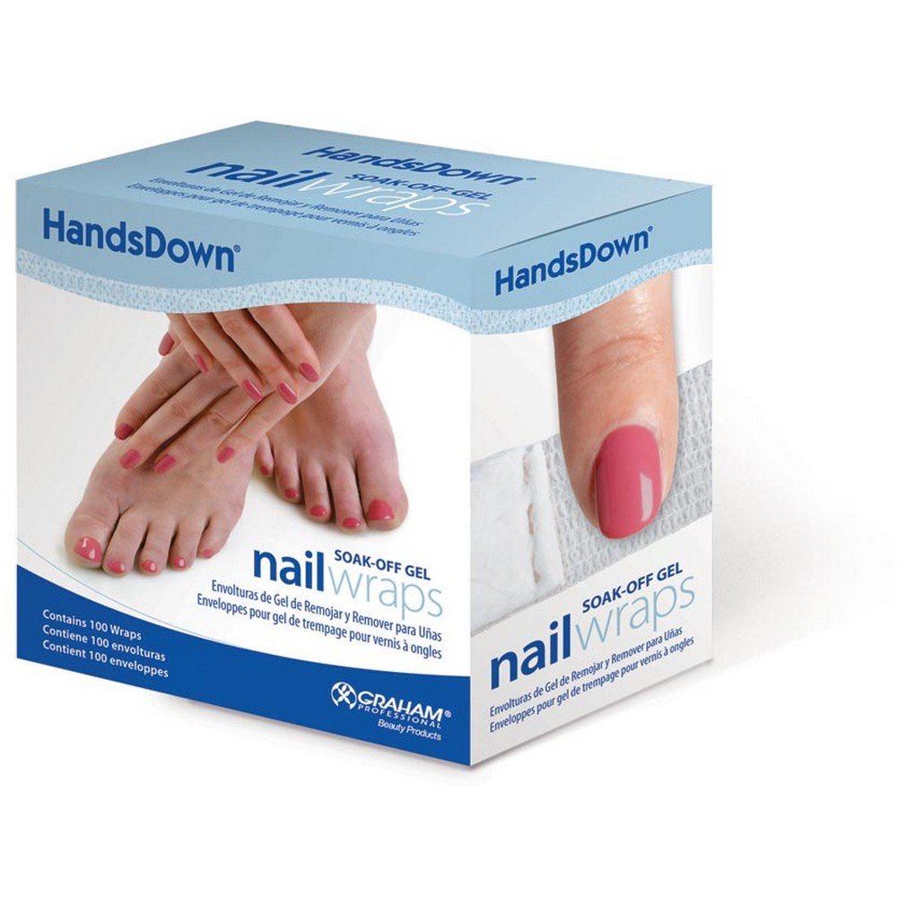 Graham Hands Down – Envolturas de gel para uñas, 100 unidades