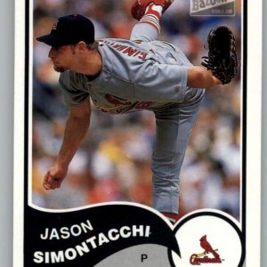 2003 Bazooka #46 Jason Simontacchi NM-MT St. Louis Cardinals Baseball MLB 2003 Bazooka #46 Jason Simontacchi NM-MT St. Louis Cardinals Baseball MLB
