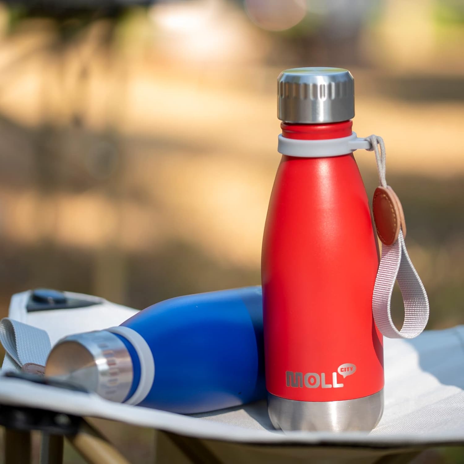 Botella de agua de acero inoxidable de doble pared aislada al vacío, botella de agua para la escuela, botella de agua pequeña para niñas, a prueba