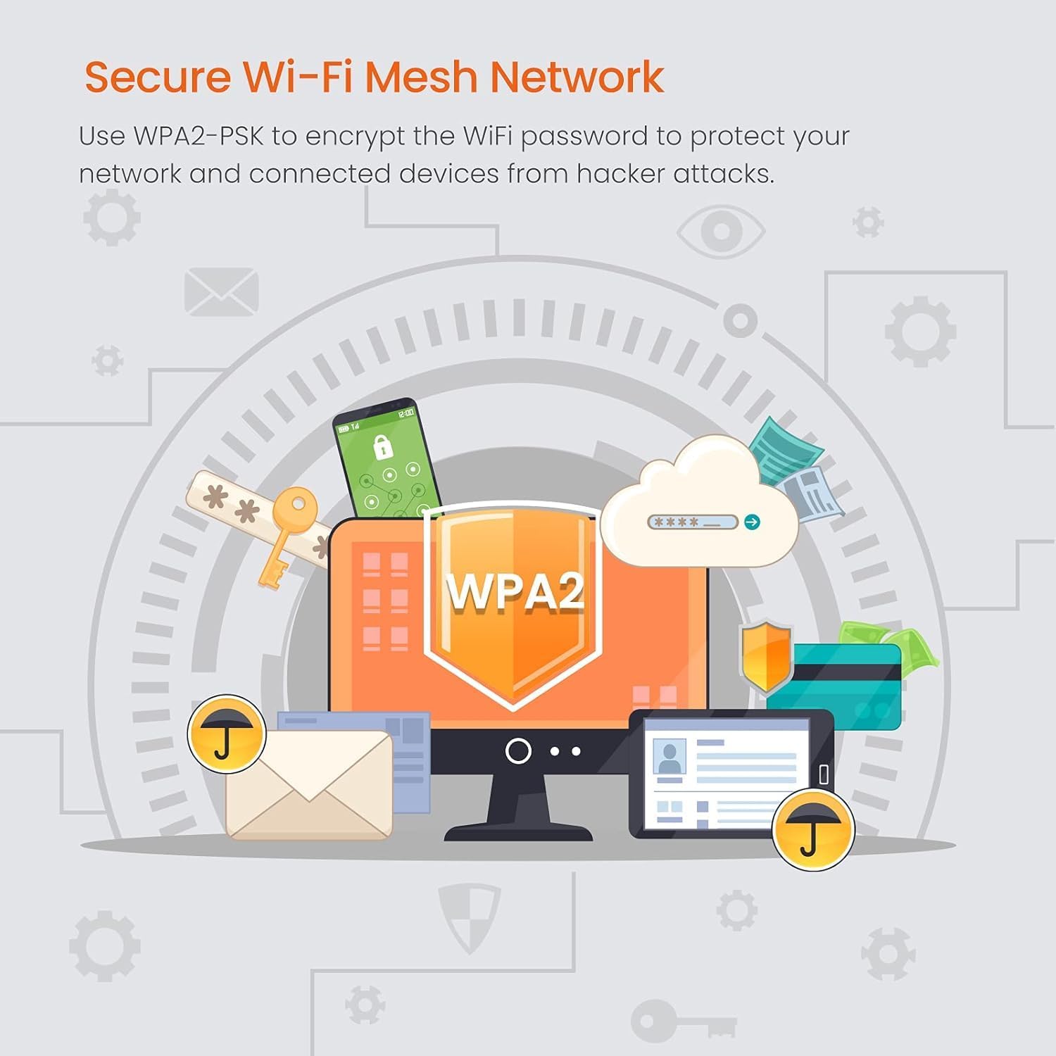 Tenda Nova Mesh WiFi System MW5 – Cubre hasta 3500 pies cuadrados – Sistema de malla WiFi AC1200 para todo el hogar – Red de malla de doble banda