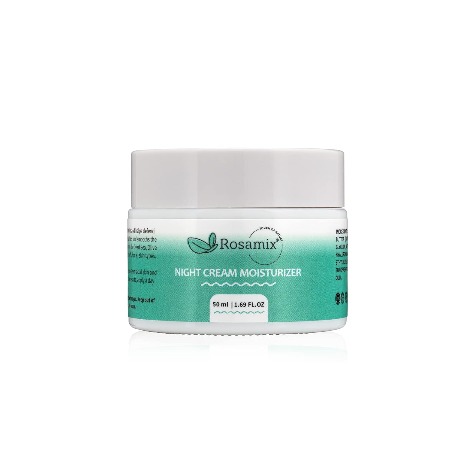Crema de Noche Hidratante Facial Crema de Noche Antiedad con Minerales del Mar Muerto, Aceite de Oliva de Galilea, Ácido Hialurónico y Neodermyl