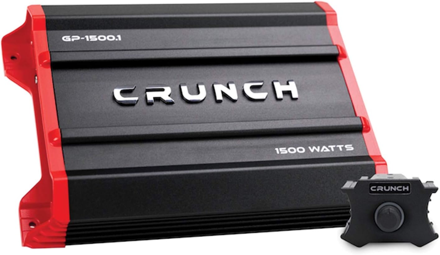 Crunch Ground Pounder GP-1500.1 Amplificador monobloque de 1500 vatios