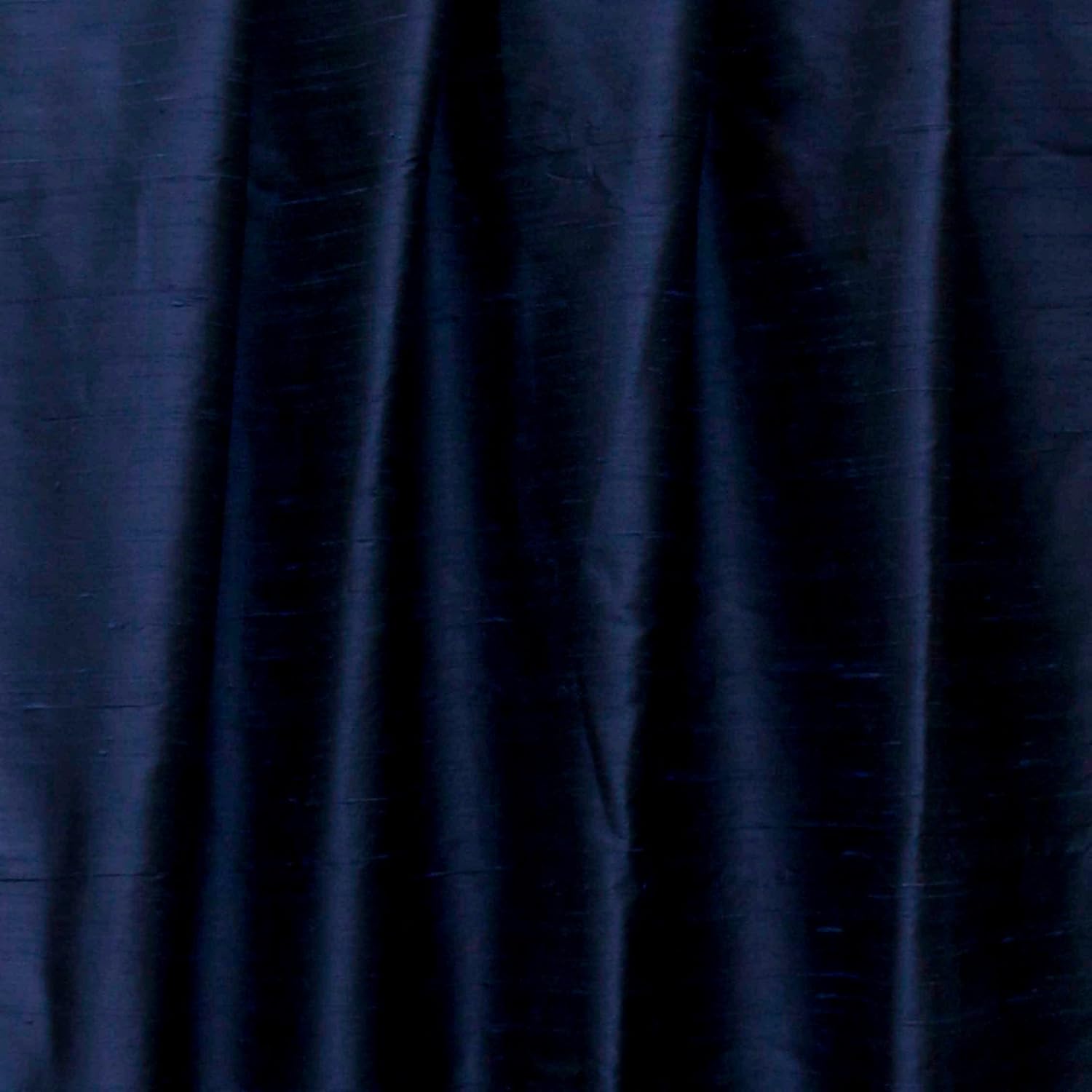 Fabric Mart Direct Tela de seda 100% pura azul marino por The Yard, 41 pulgadas o 40.9 in de ancho, 1 yarda continua tela de seda azul, tela de