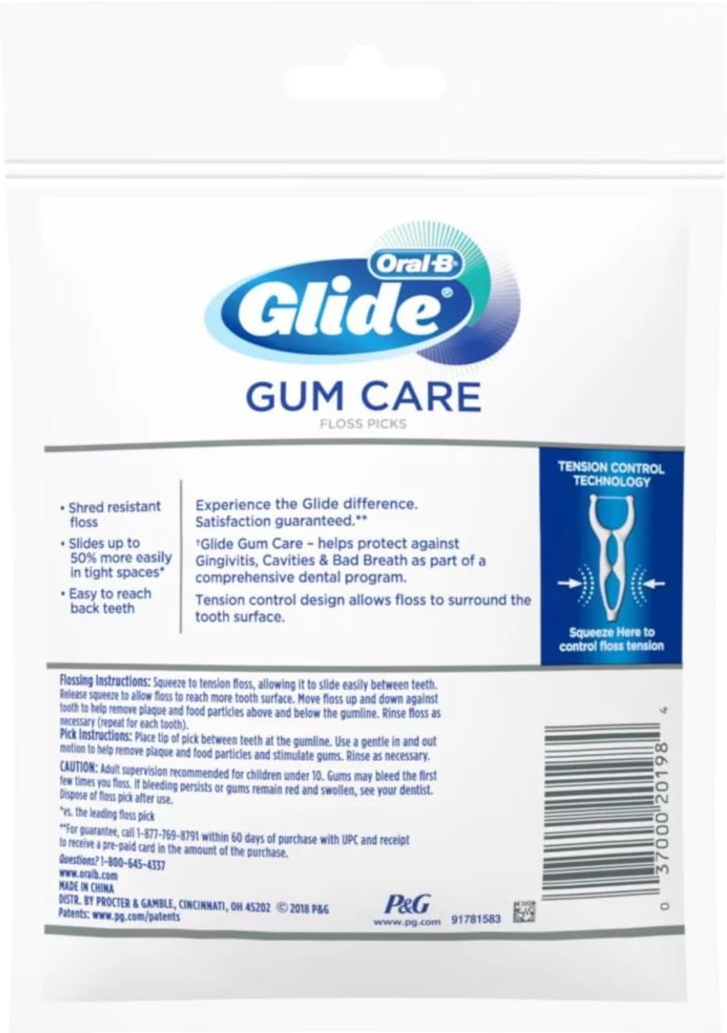 Cavity Protection – Pasta dental regular con flúor, pasta dental blanqueadora para una sonrisa saludable, 6 onzas (paquete de 2) + púas de hilo