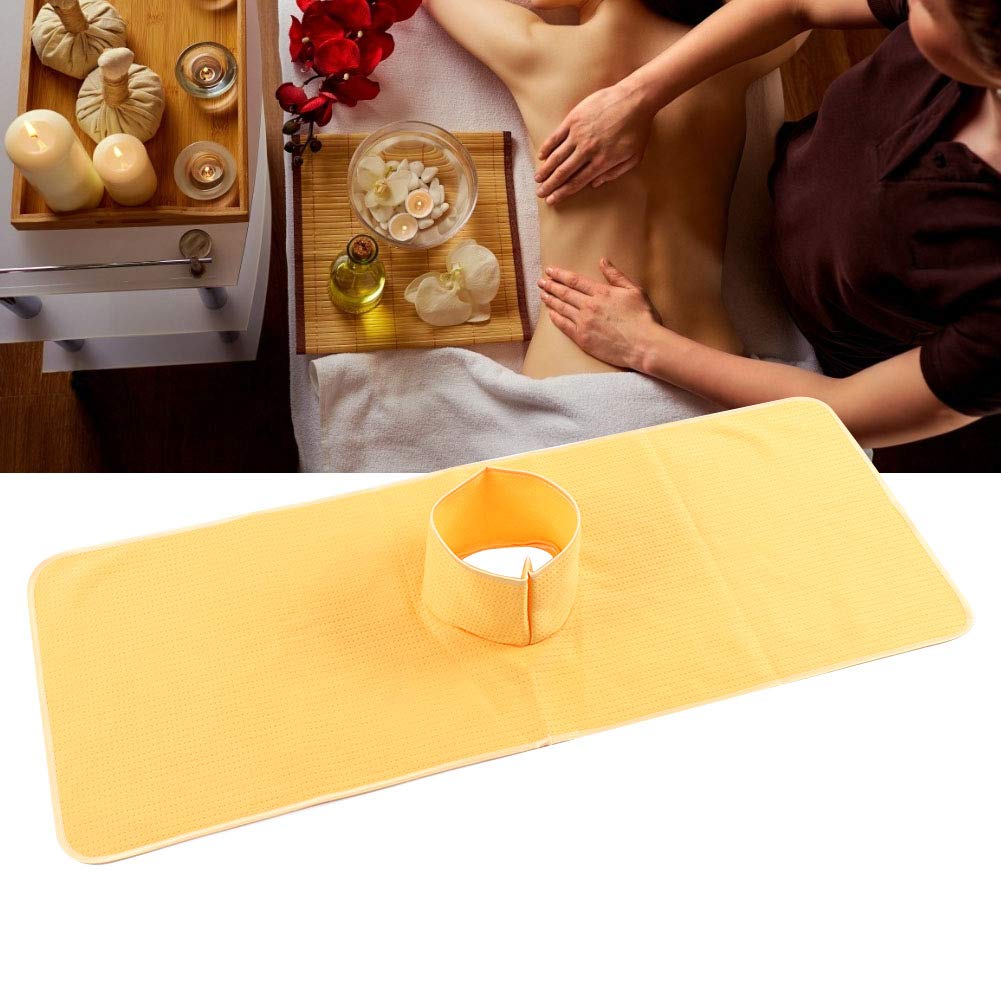 Sábanas de cama de masaje, sofá de masaje de salón de spa, protector de cama de algodón suave con agujero para el aliento facial, toalla de masaje
