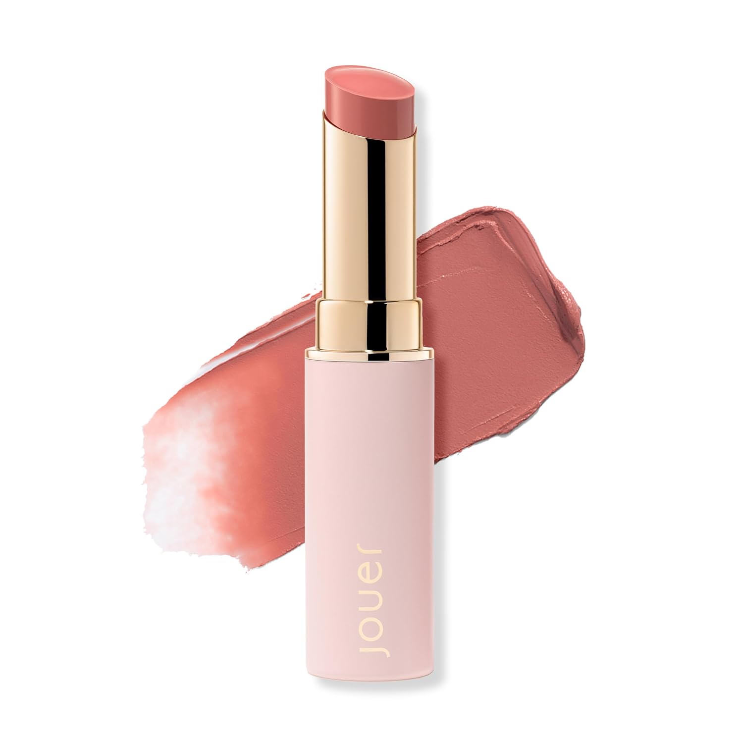 Jouer Balm Bouche Demi-Matte Lip-Féminité – Bálsamo labial teñido – Tinte labial hidratante de larga duración – Color de labios mate – Fórmula de