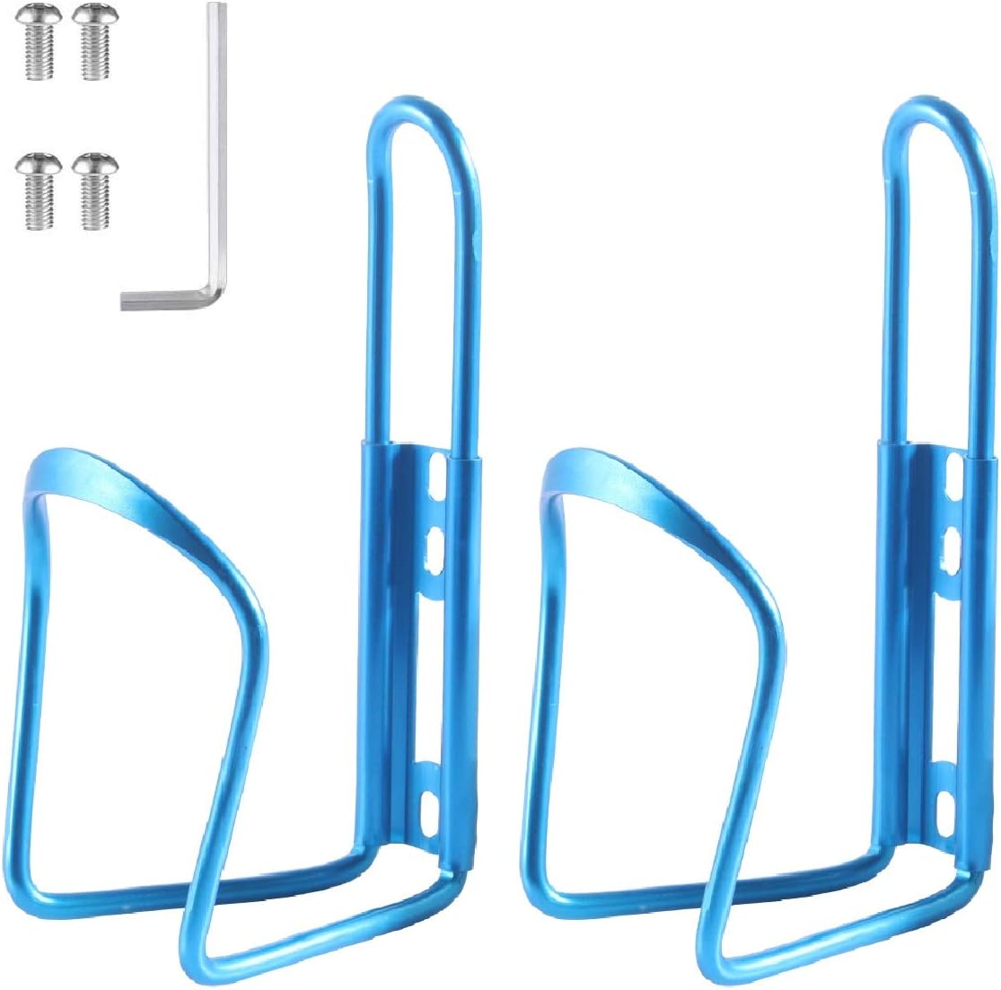 Soporte para botellas de agua para bicicleta, de aleación de aluminio, ligero, para botellas de agua, 2 unidades, soportes para botellas de agua,