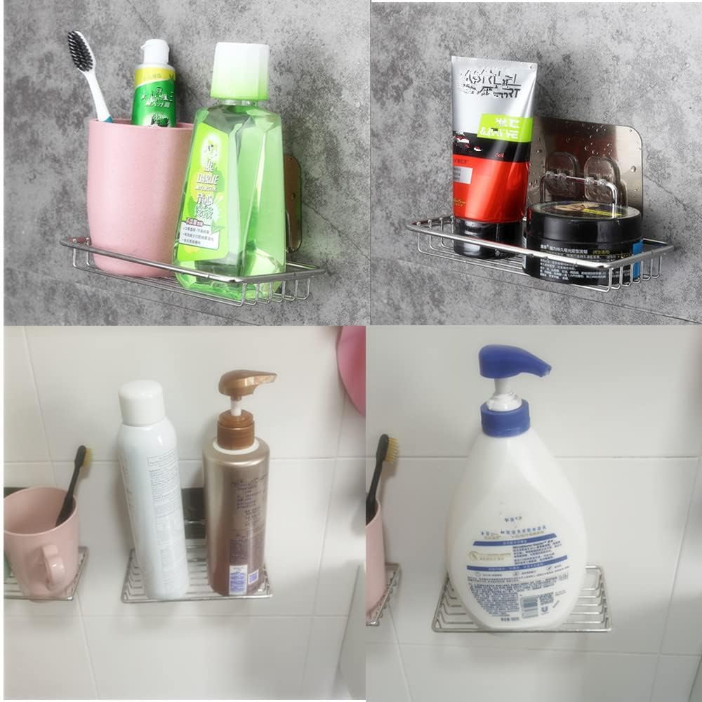 Soporte para jabonera, bandeja para estantes de jabón de ducha, sin taladrar, soporte para toallas de esponja para baño, cocina, organizador de