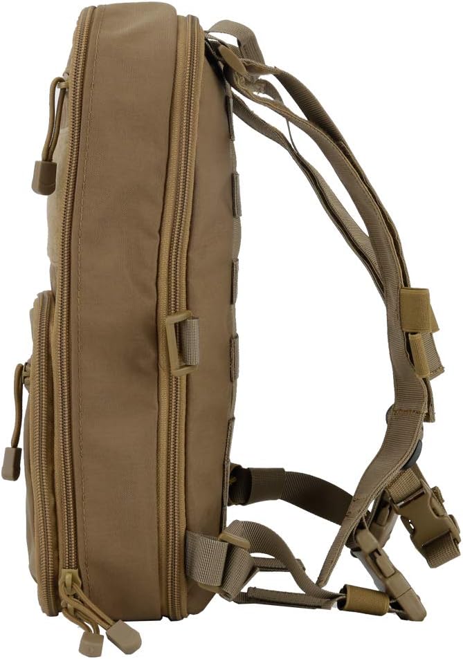Mochila táctica, mochilas militares MOLLE para hombres, al aire libre, caza, camping, airsoft, expansible (Multicam), T, Viajar