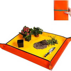 Tapete grande para macetas para trasplante de plantas de casa y control de mezcla de suelo, impermeable, bandeja de trasplante de plantas, Tapete grande para macetas para trasplante de plantas de casa y control de mezcla de suelo, impermeable, bandeja de trasplante de plantas,