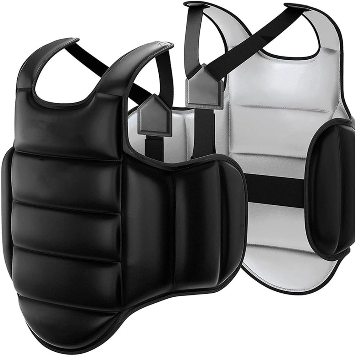 Taekwondo Sparring – Protector de pecho, protector de cuerpo de boxeo reversible, Kickboxing MMA Muay Thai Chest Guard, entrenamiento de boxeo