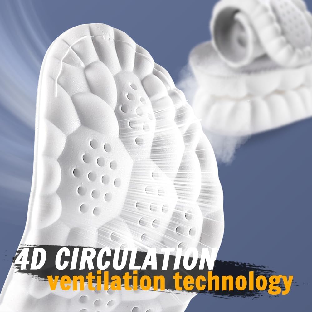 Plantilla con tecnología 4D Cloud, plantillas súper suaves, ultra cómodas, plantillas 4D, revolucionaria plantilla ortopédica, alta elasticidad en