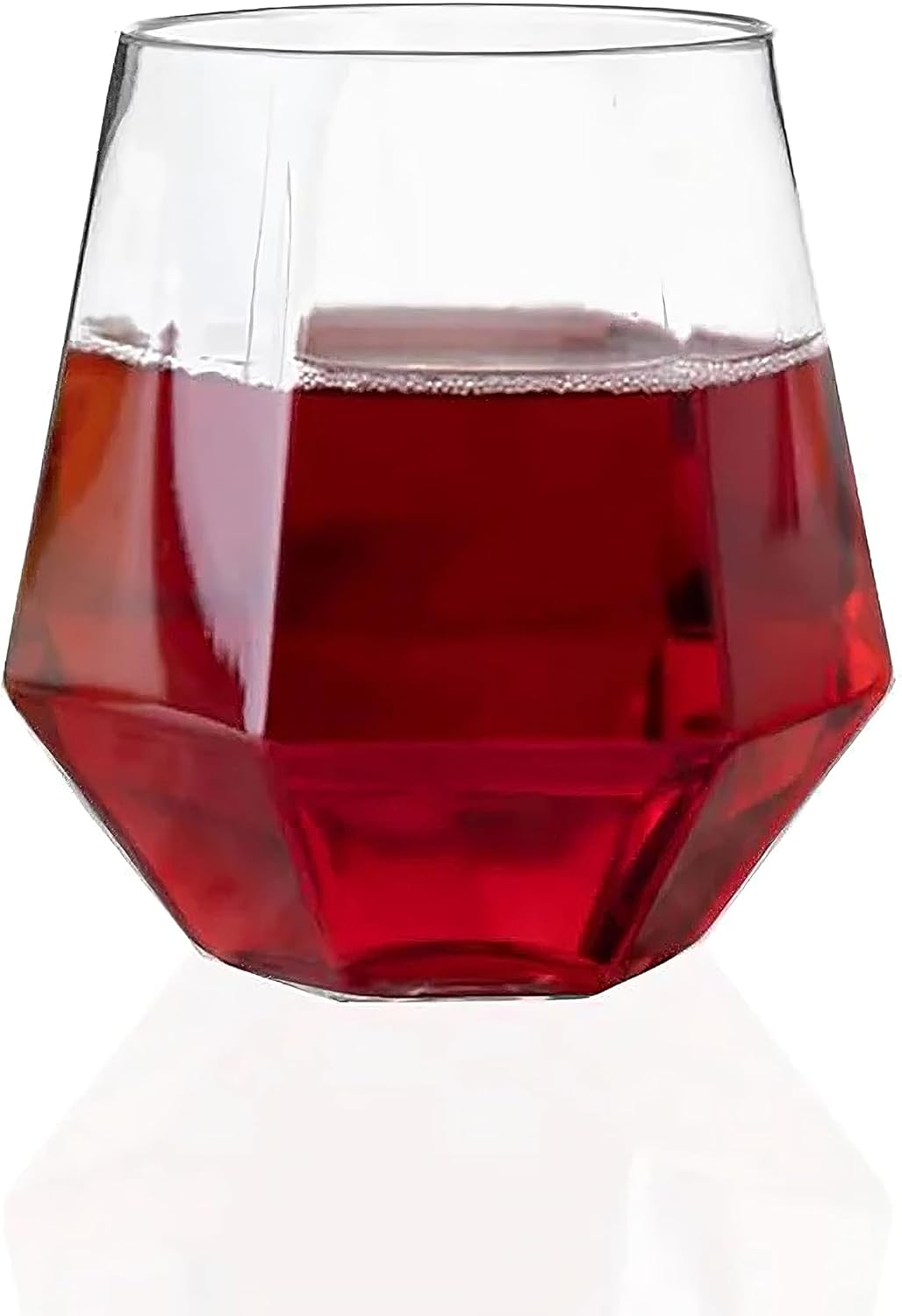 Smarty Had A Party Vasos de plástico de 12 onzas  Copas de vino de plástico, 48 vasos de plástico para vino, café, cócteles  Perfecto para bodas,
