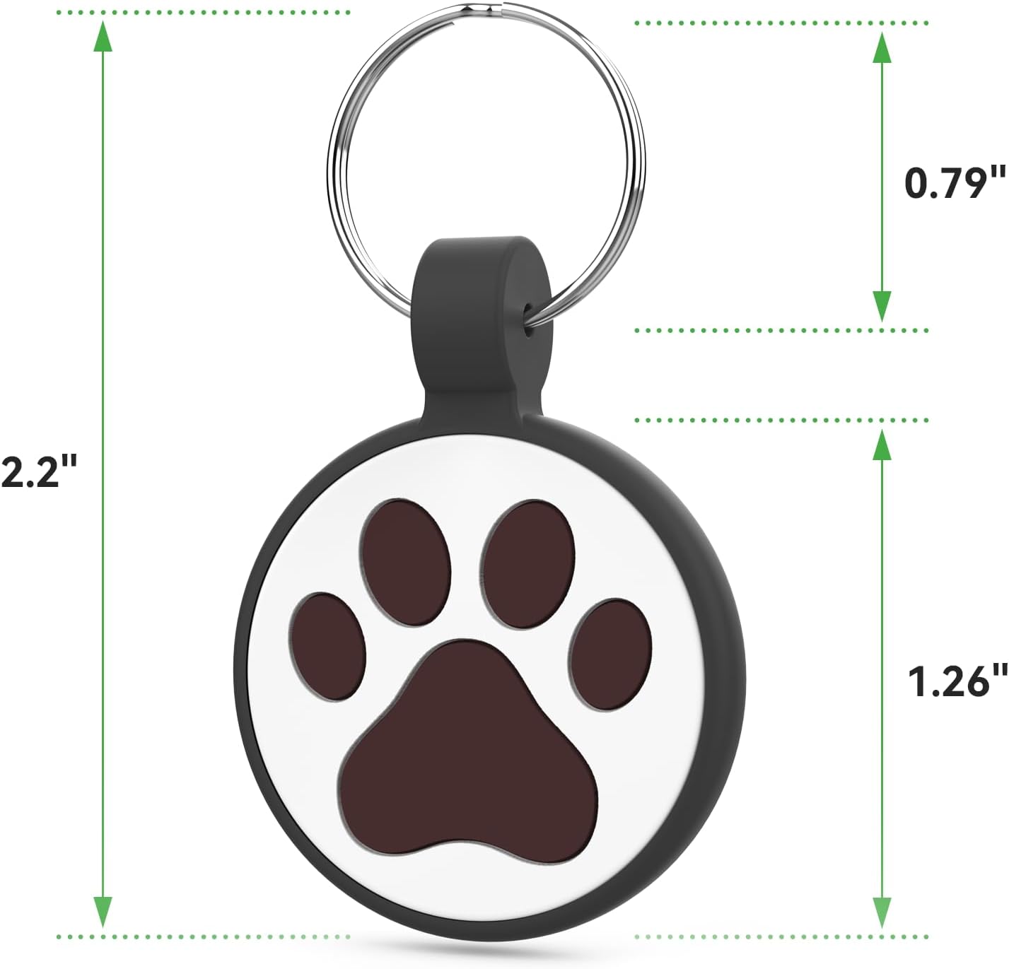 Etiqueta para gato con código QR, modificable para mascotas en línea, múltiples contactos de emergencia, etiqueta de silicona para gatos, ligera,