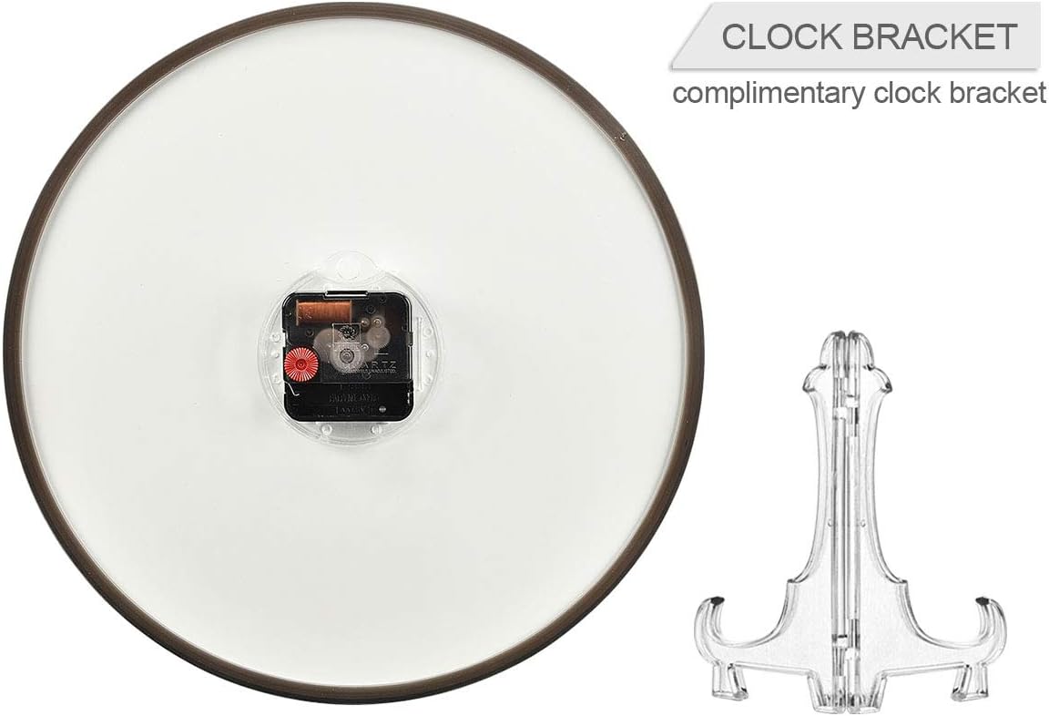 ALAZA Reloj de pared de verano con palmera de coco y playa, funciona con pilas, silencioso, sin tictac, para decoración de sala de estar, 12
