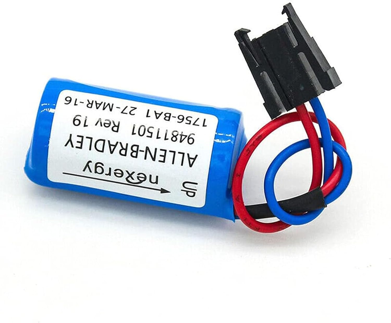 WELLVEUS100 Pack1756-BA1 3.0V 1200mAh Battery for Allen Bradley 1756-BA1 for Allen Bradley Replacemen Battery
