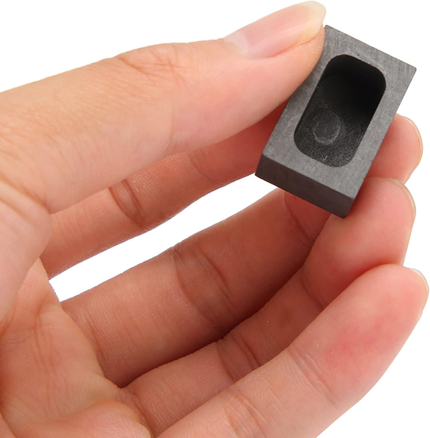 Molde de grafito rectangular estable de alta temperatura para fundir aleación de metal de fusión de oro y plata