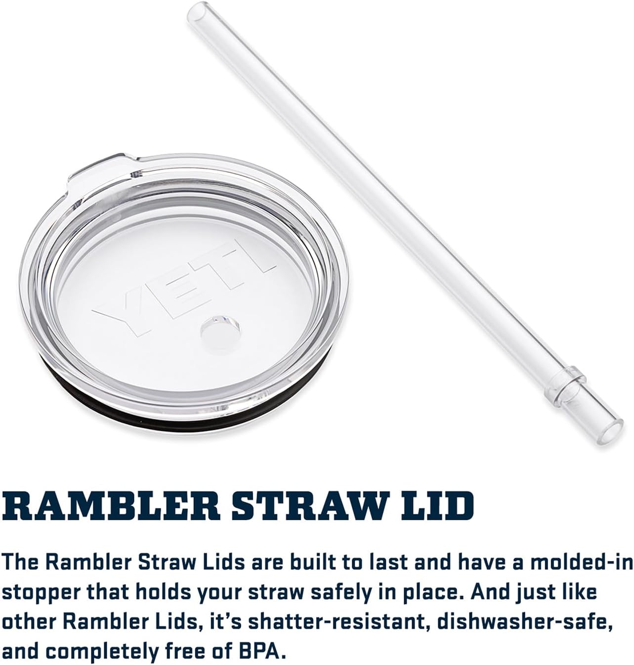 YETI Rambler – Vaso de agua con asa y tapa con popote, de 42 onzas, con aislamiento al vacío con asa, acero inoxidable, color verde azulado agave