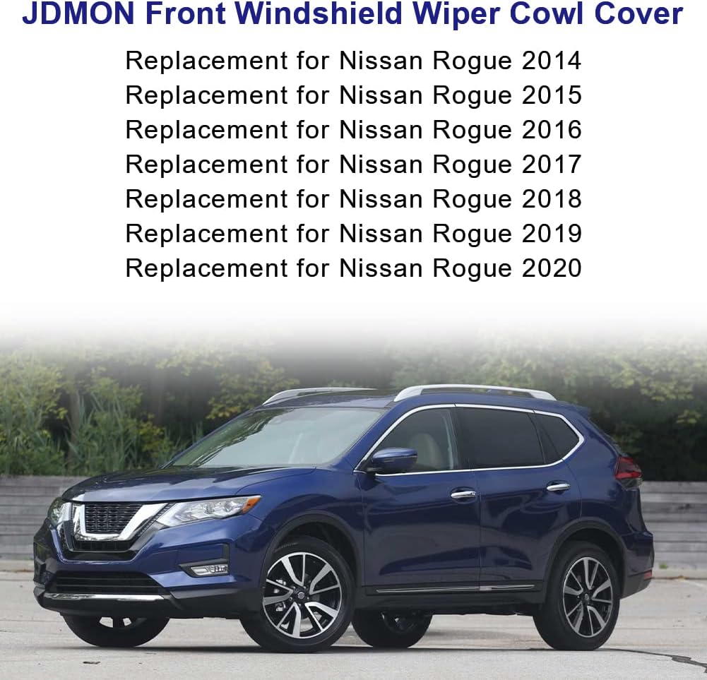 JDMON Repuesto de cubierta de limpiaparabrisas delantero para Nissan Rogue 2014 2015 2016 2017 2018 2019 2020 de repuesto para 66895-4CL0A