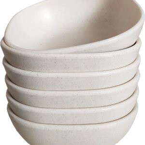 Lomoker Cuencos de fibra de bambú de 4.5 onzas, cuencos pequeños de postre de 3.75 pulgadas, cuencos de aperitivos, cuencos de preparación, tazas de Lomoker Cuencos de fibra de bambú de 4.5 onzas, cuencos pequeños de postre de 3.75 pulgadas, cuencos de aperitivos, cuencos de preparación, tazas de