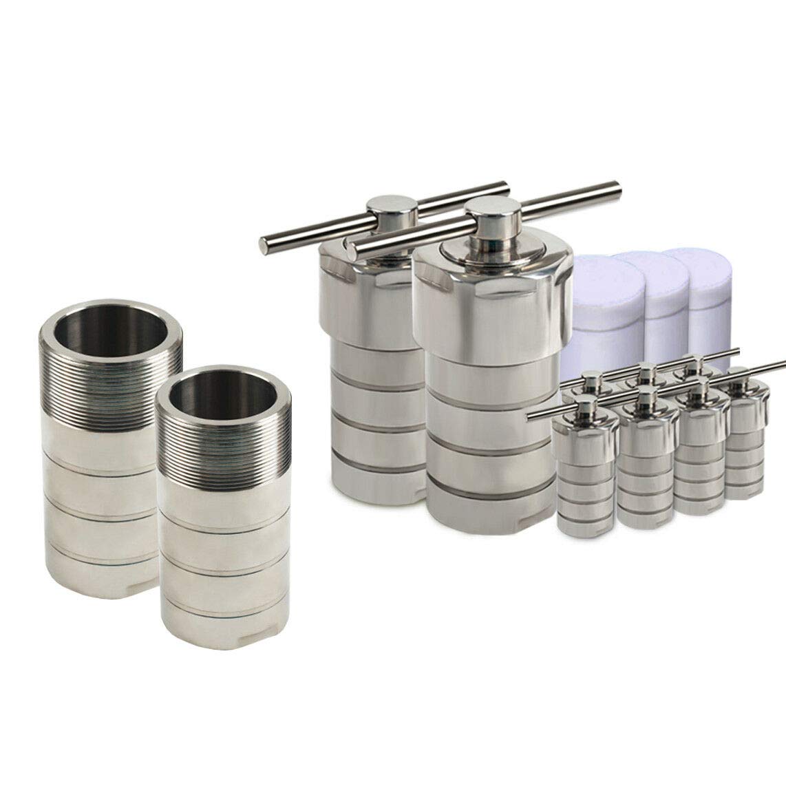 PTFE – Reactor de autoclave de síntesis hidrotérmica de 3 Mpa, resistencia de alta presión para ácido fuerte, disolvente orgánico, material