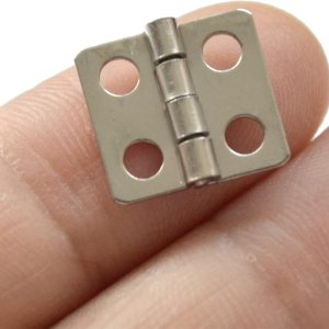 30 piezas de mini bisagras plegables vintage a tope de plata antigua con tornillos, tamaño pequeño para caja de regalo, caja de madera de joyería, 30 piezas de mini bisagras plegables vintage a tope de plata antigua con tornillos, tamaño pequeño para caja de regalo, caja de madera de joyería,