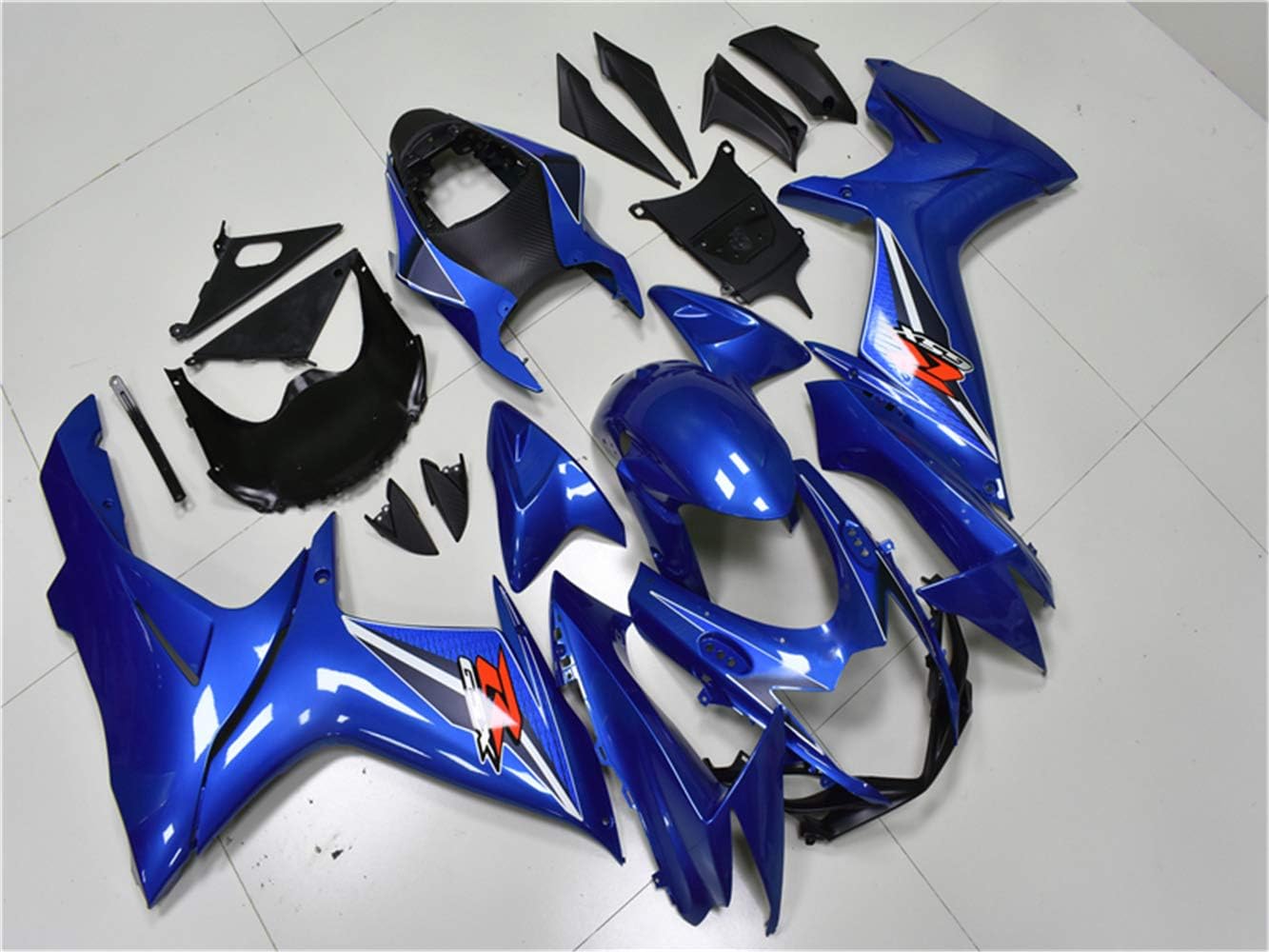 Fairing Lake Blue Fit para GSXR 600 750 2011-2024 Molde de inyección ABS Plásticos Aftermarket Kit de carrocería 2012 2013 2014 2015 2016 2017 2018