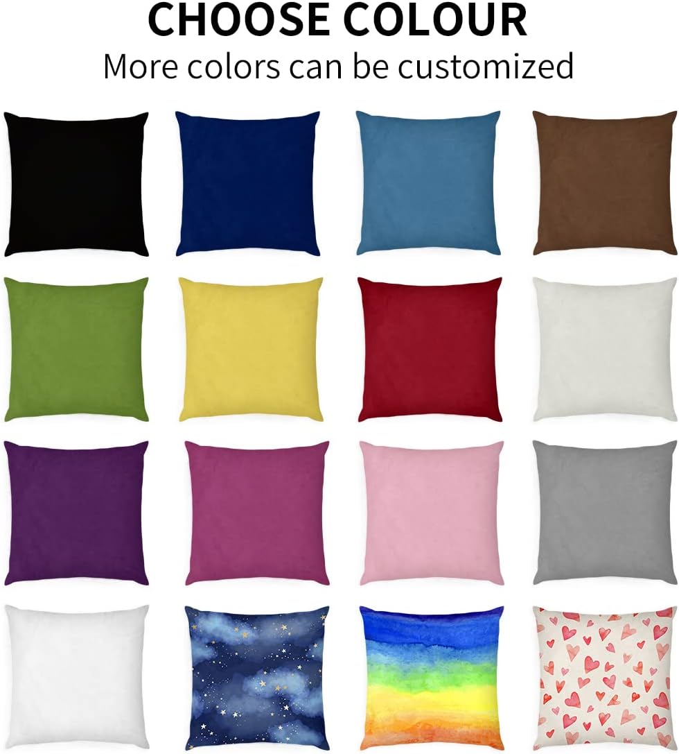 Easycosy Almohada personalizada con texto de imagen, funda de almohada personalizada, funda de almohada personalizada, regalo de recuerdo de amor de